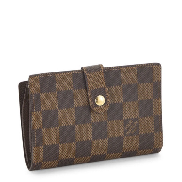 Louis Vuitton Handbags - RARE Authentic Louis Vuitton Damier Ebene Porte Monnaie Viennois Kisslock Wallet
